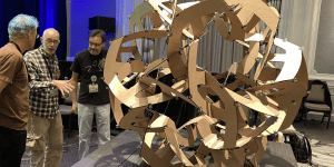cardboard sculpture